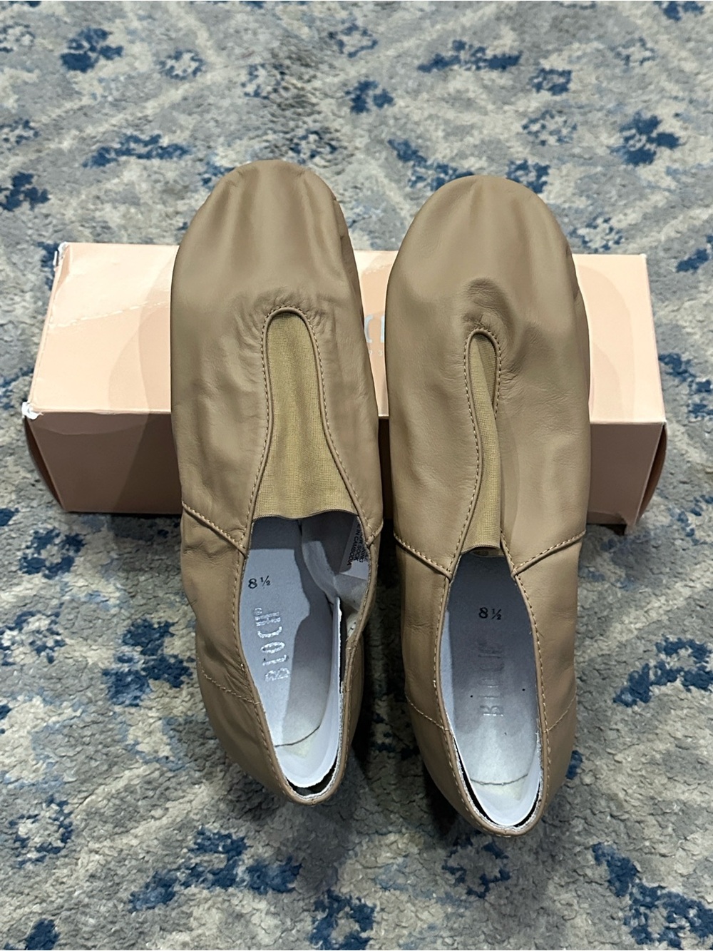 Bloch Super Jazz Shoe Ladies Sz. 8.5 Tan NEW in box